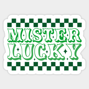 Mister Lucky Sticker